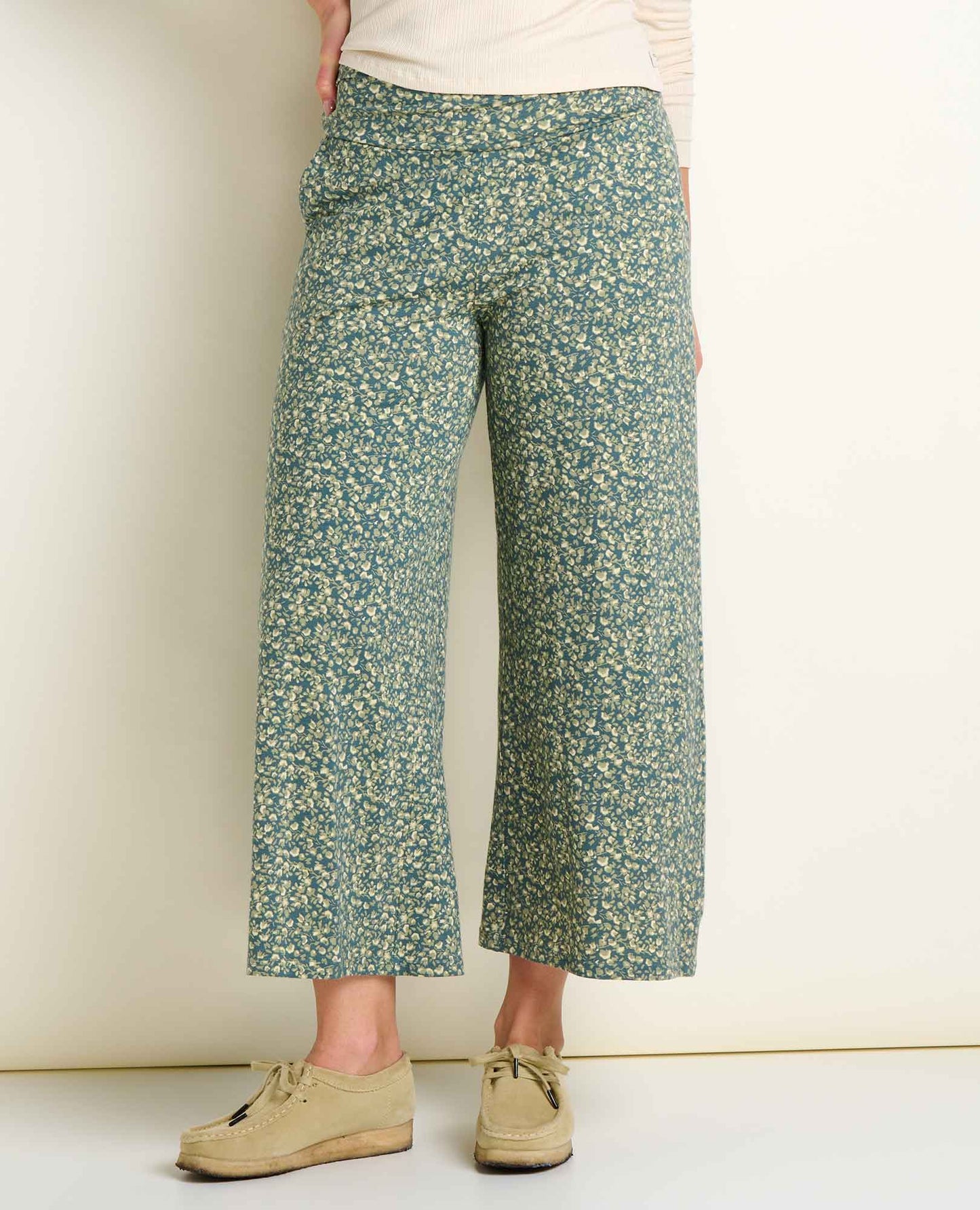 Toad and Co - Chaka Wide Leg Pant - Silver Pine Print