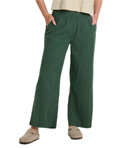 Toad and Co - Taj Hemp Wide Leg Pant - Women's - Cilantro