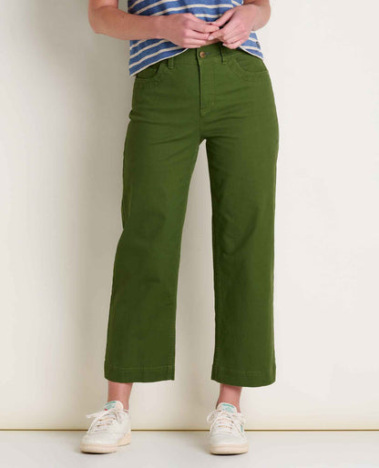 Toad and Co - Earthworks Wide Leg Pant - Epidote