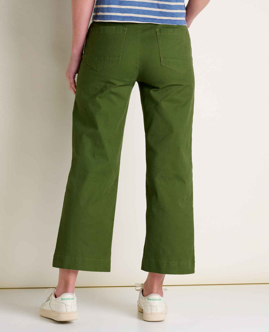 Toad and Co - Earthworks Wide Leg Pant - Epidote