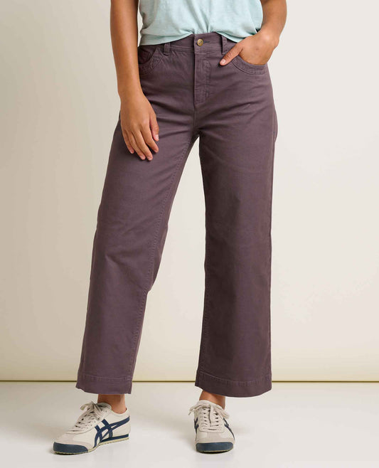 Toad and Co - Earthworks Wide Leg Pant - Raisin