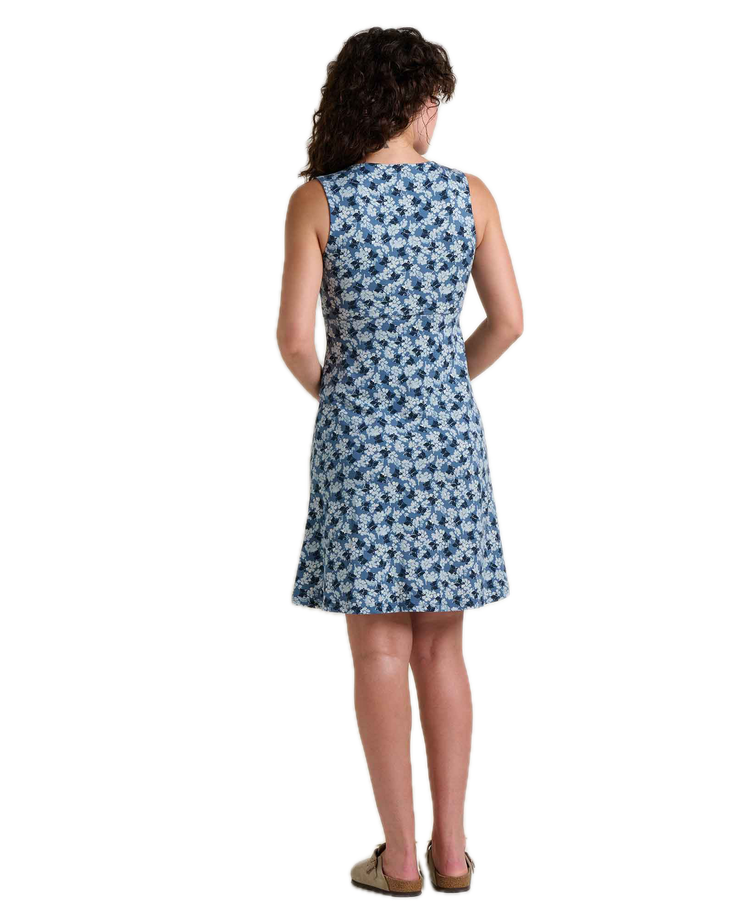 Toad and Co - Rosemarie Sleeveless Dress - Pacific Blue Print