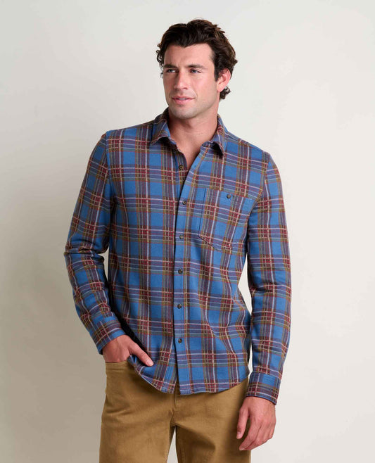 Toad and Co - Shadowbrook Long Sleeve Shirt - Men's - Kyanite