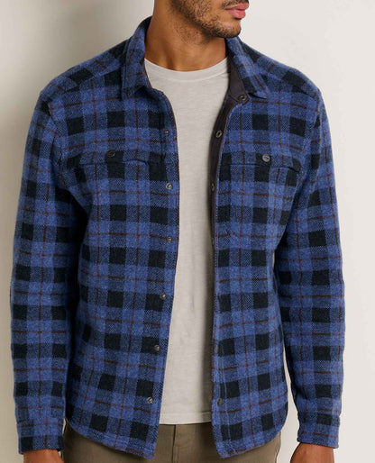 Toad and Co - Kennicott Shirt Jacket Pattern - Black Plaid