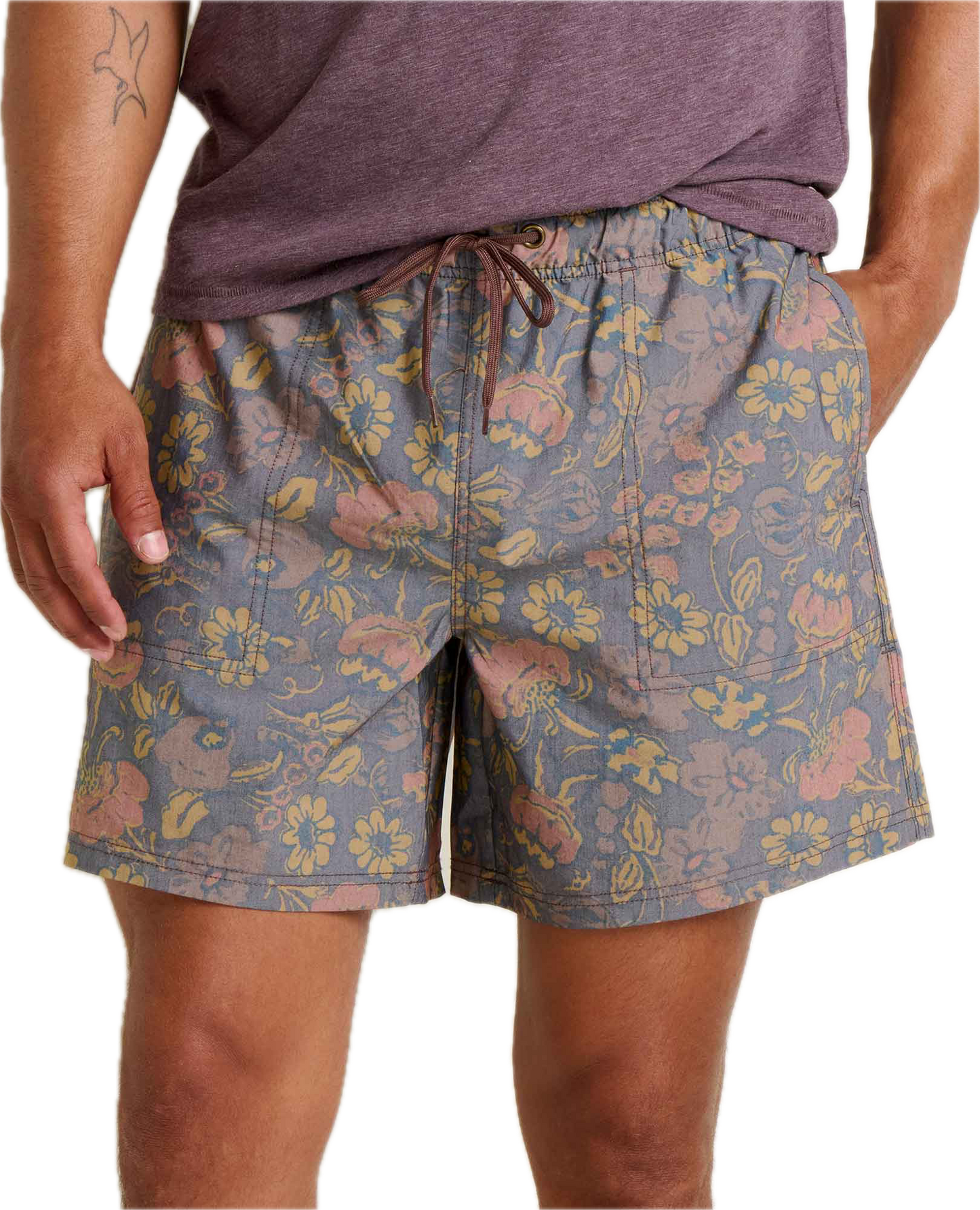 Toad and Co - Men's Boundless Pull-On Short - Chestnut Print