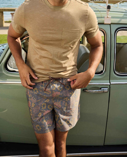 Toad and Co - Men's Boundless Pull-On Short - Chestnut Print