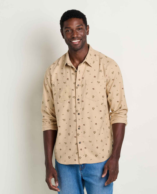 Toad and Co - Pinevale Long Sleeve Shirt - Men's - Chai Print