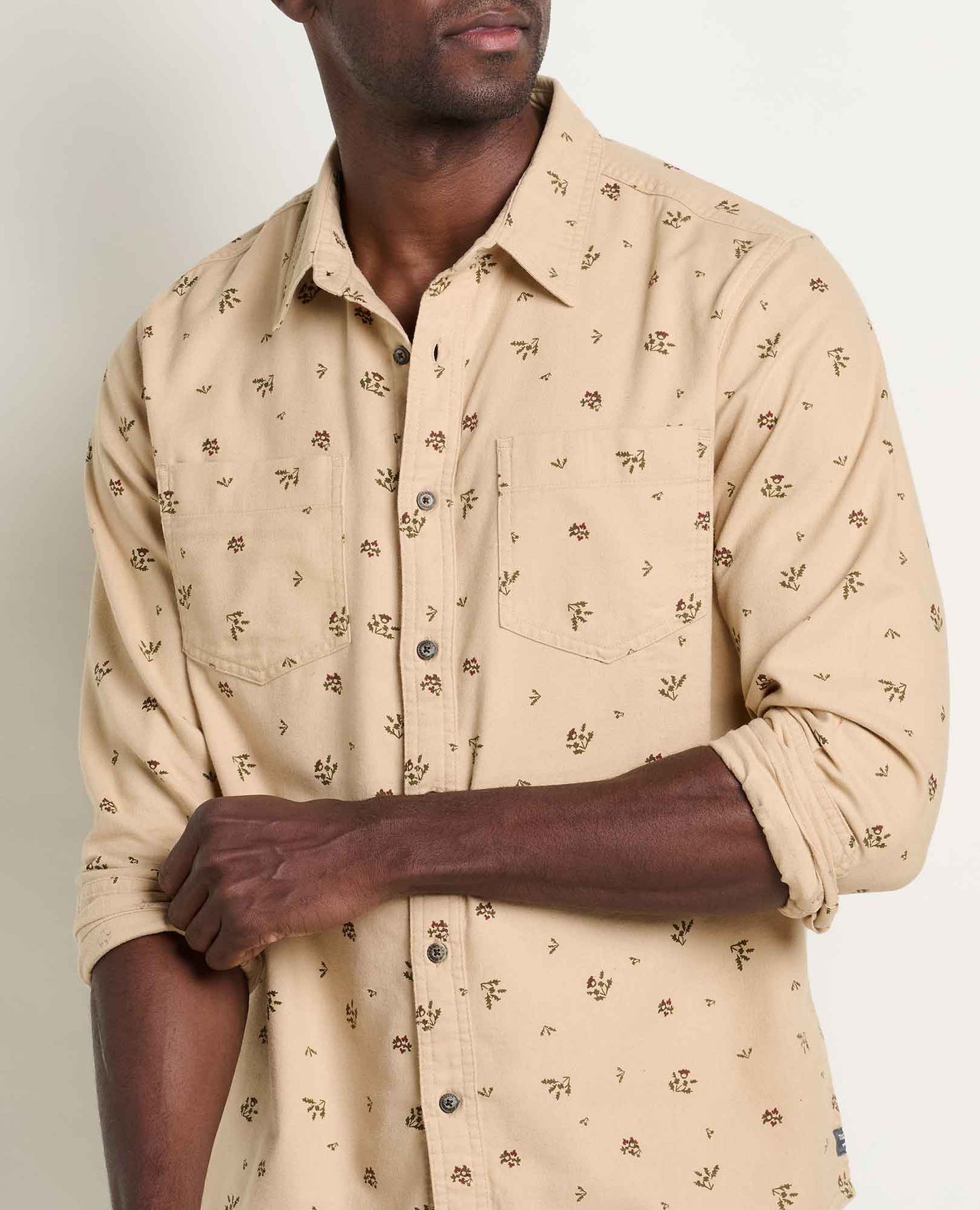 Toad and Co - Pinevale Long Sleeve Shirt - Men's - Chai Print