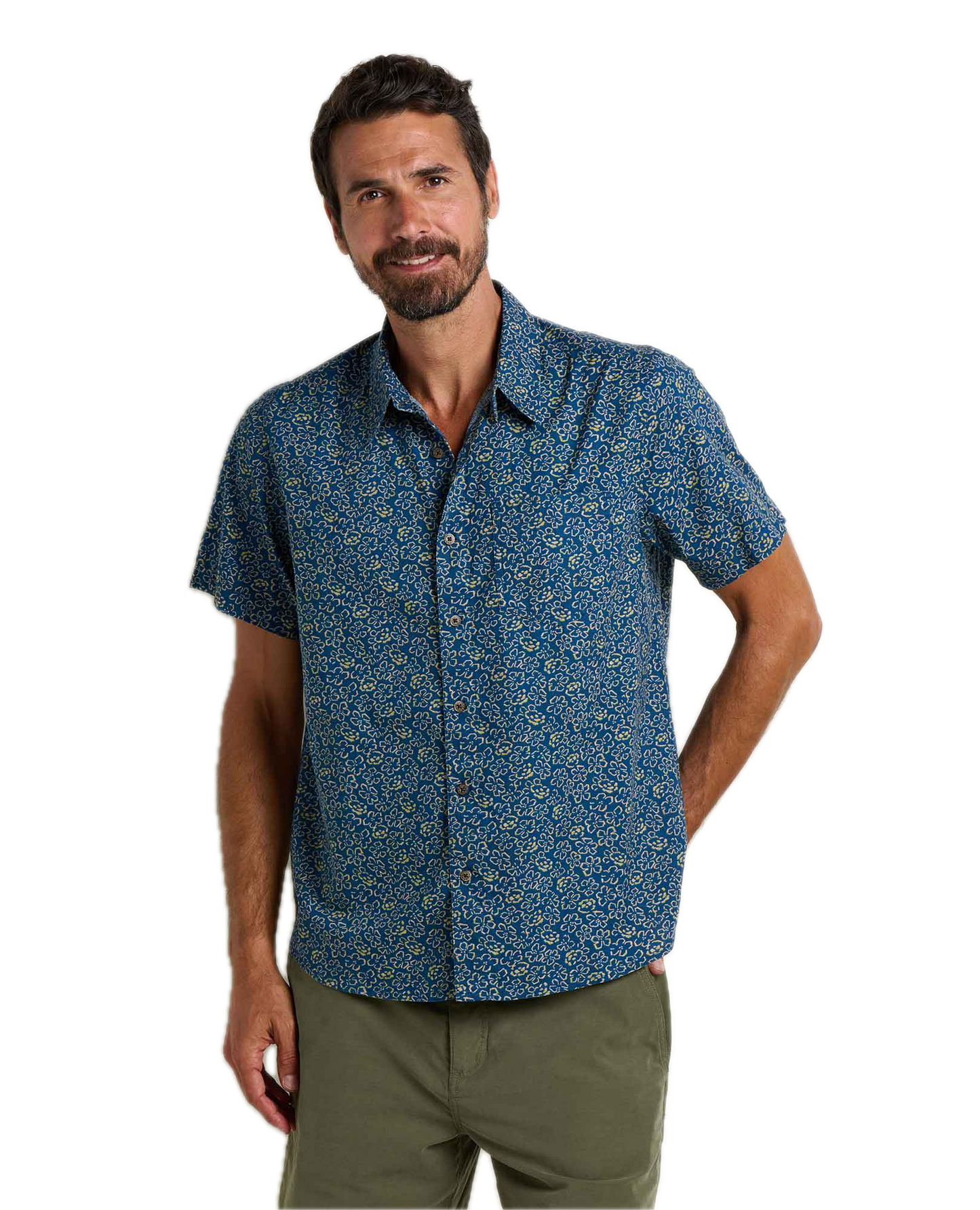 Toad and Co - Fletch Short Sleeve Shirt - Canal Print