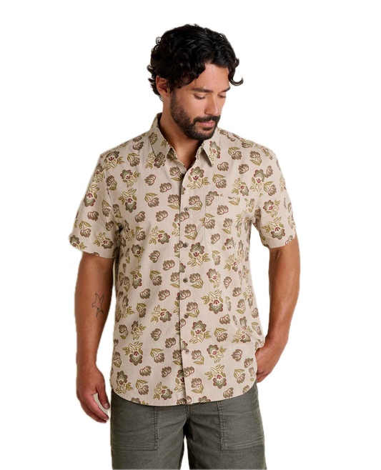 Toad and Co - Fletch Short Sleeve Shirt - Twine Print