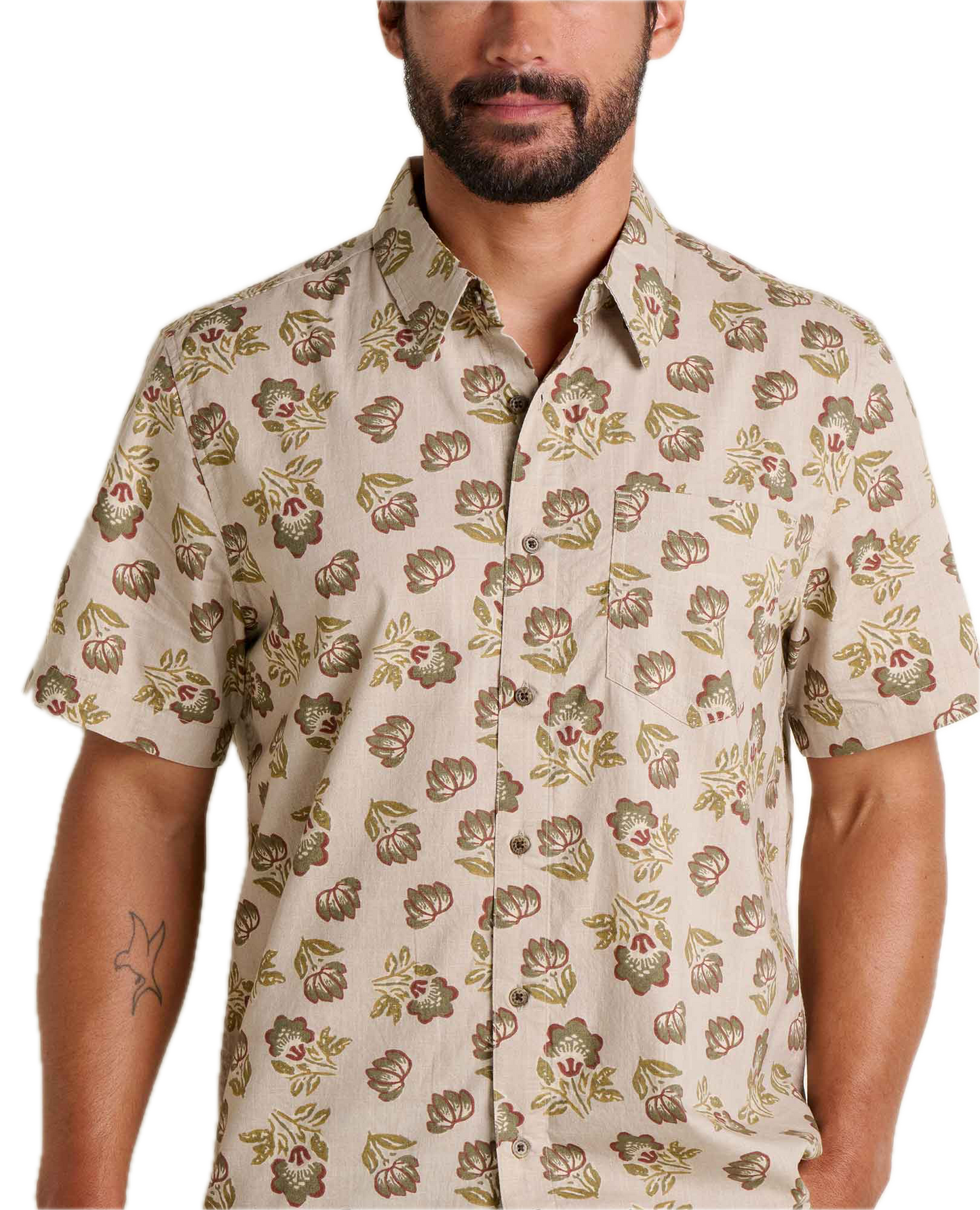 Toad and Co - Fletch Short Sleeve Shirt - Twine Print
