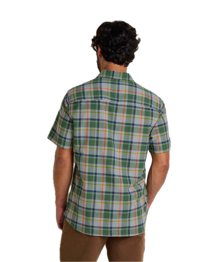 Toad and Co - Airscape Short Sleeve Shirt - Cilantro Pattern
