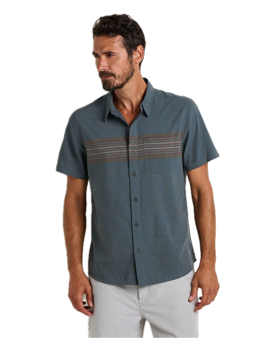 Toad and Co - Airscape Short Sleeve Shirt - Ink Pattern