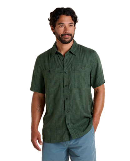 Toad and Co - Men's Taj Hemp Shirt - Cilantro Dobby