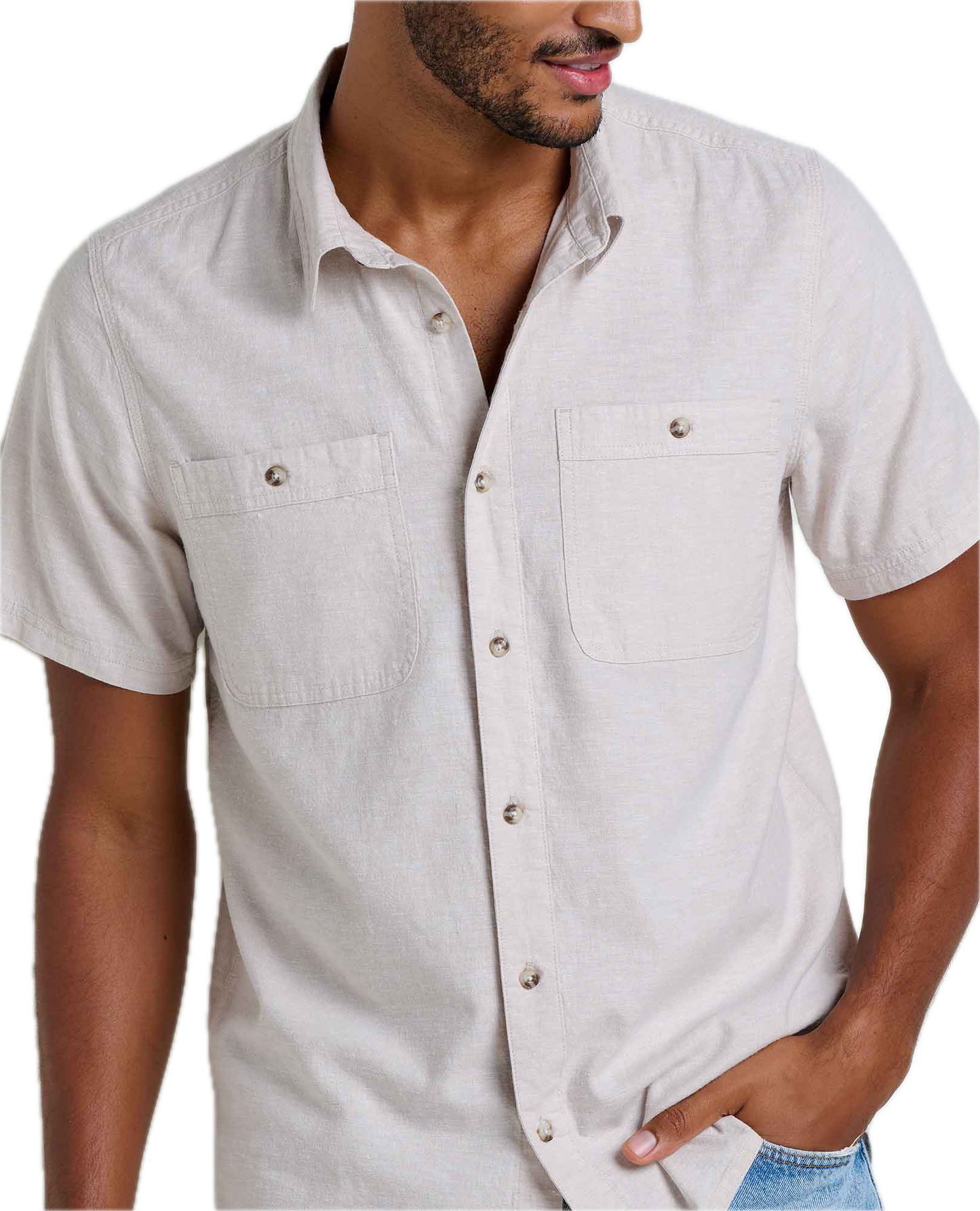 Toad and Co - Men's Taj Hemp Shirt - Oatmeal