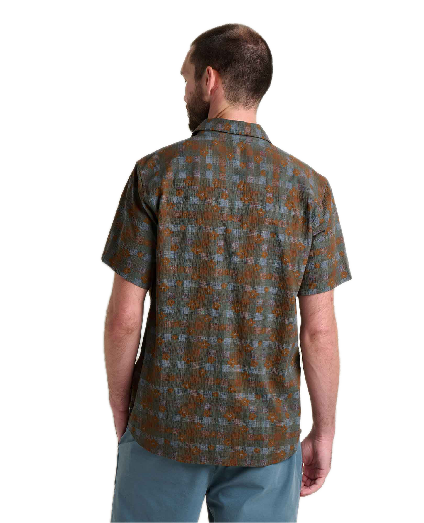 Toad and Co - Fletcher Short Sleeve Shirt - Men's - Dark Roast Print