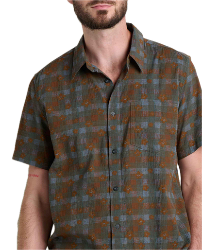 Toad and Co - Fletcher Short Sleeve Shirt - Men's - Dark Roast Print