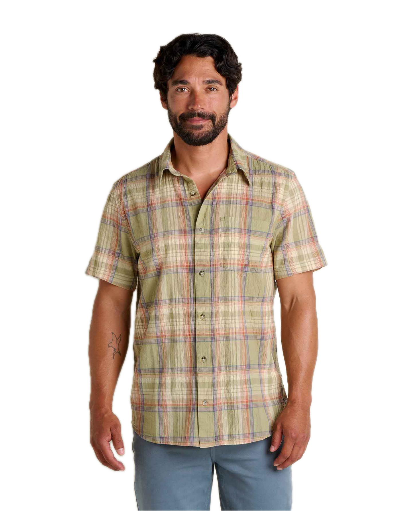Toad and Co - Fletcher Short Sleeve Shirt - Men's - Elderflower Pattern