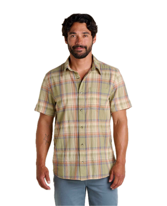 Toad and Co - Fletcher Short Sleeve Shirt - Men's - Elderflower Pattern