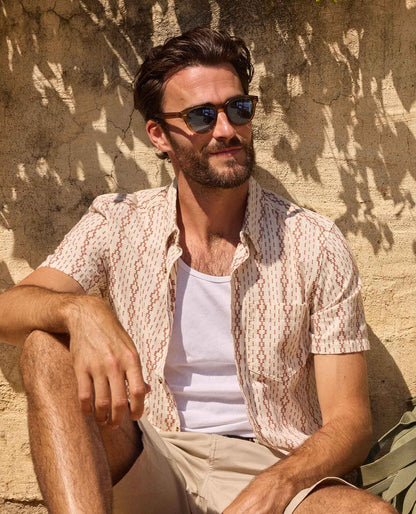 Toad and Co - Treescape Short Sleeve Shirt - Men's - Salt