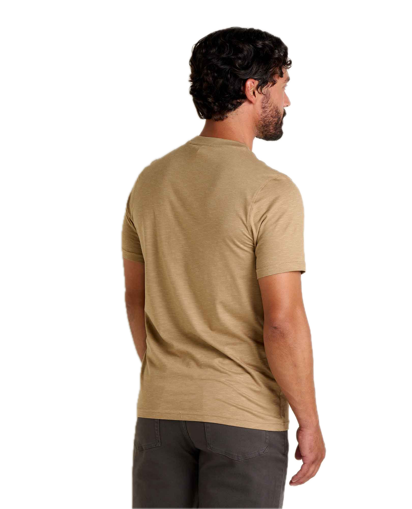 Toad and Co - Tempo Short Sleeve Pocket Crew - Khaki