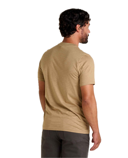 Toad and Co - Tempo Short Sleeve Pocket Crew - Khaki