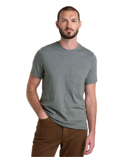 Toad and Co - Tempo Short Sleeve Pocket Crew - Slate
