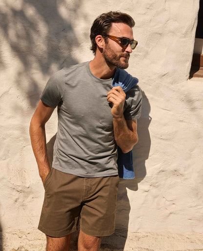 Toad and Co - Tempo Short Sleeve Pocket Crew - Slate
