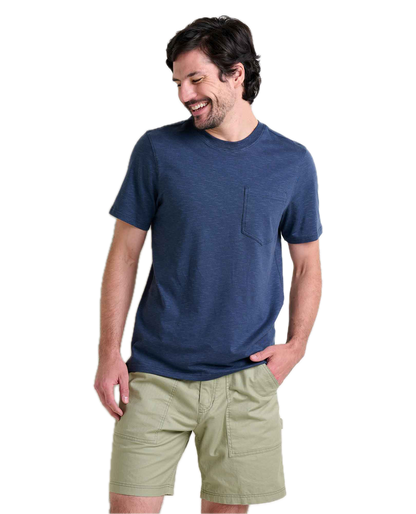 Toad and Co - Tempo Short Sleeve Pocket Crew - True Navy