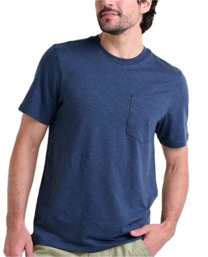 Toad and Co - Tempo Short Sleeve Pocket Crew - True Navy