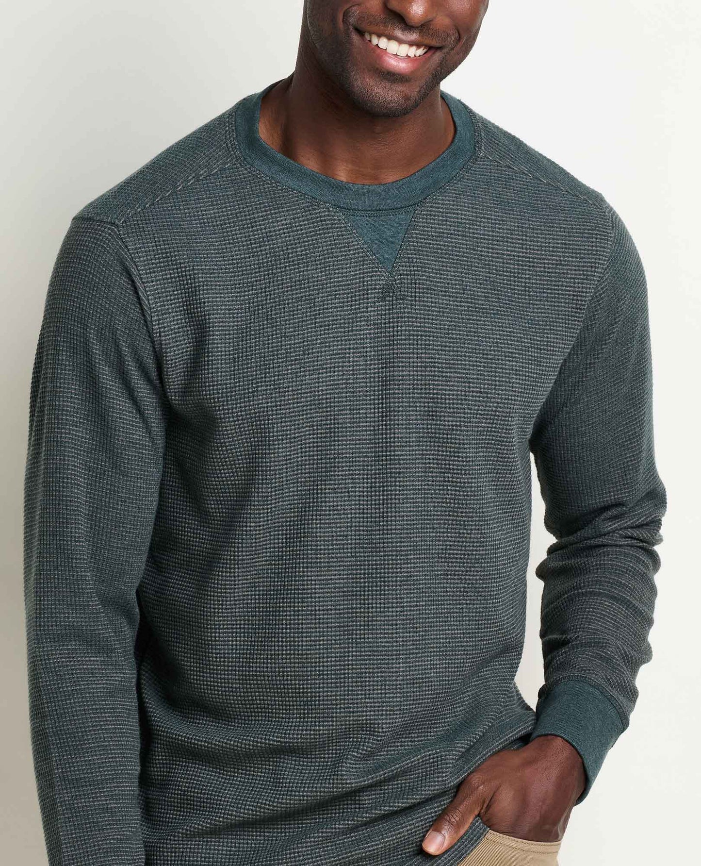 Toad and Co - Framer II Long Sleeve Crew - Serrano Pattern