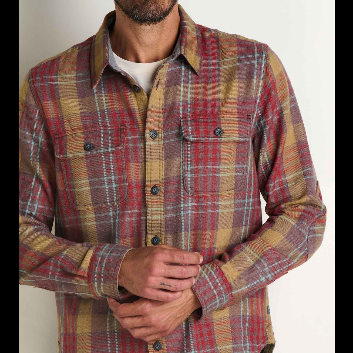 Toad and Co - Ranchero Long Sleeve Shirt - Carob Pattern