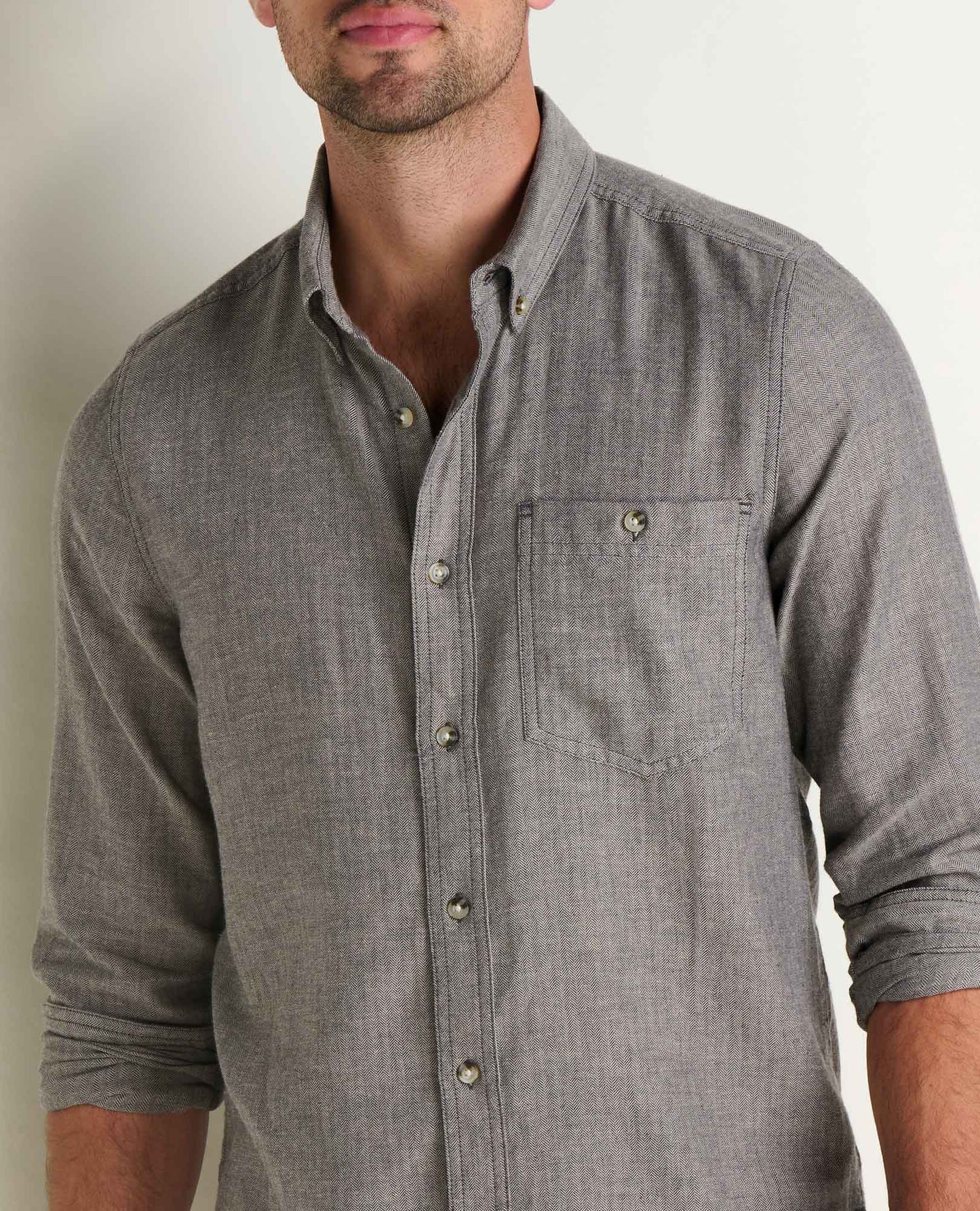 Toad and Co - Airsmyth Long Sleeve Shirt - Soot Pattern