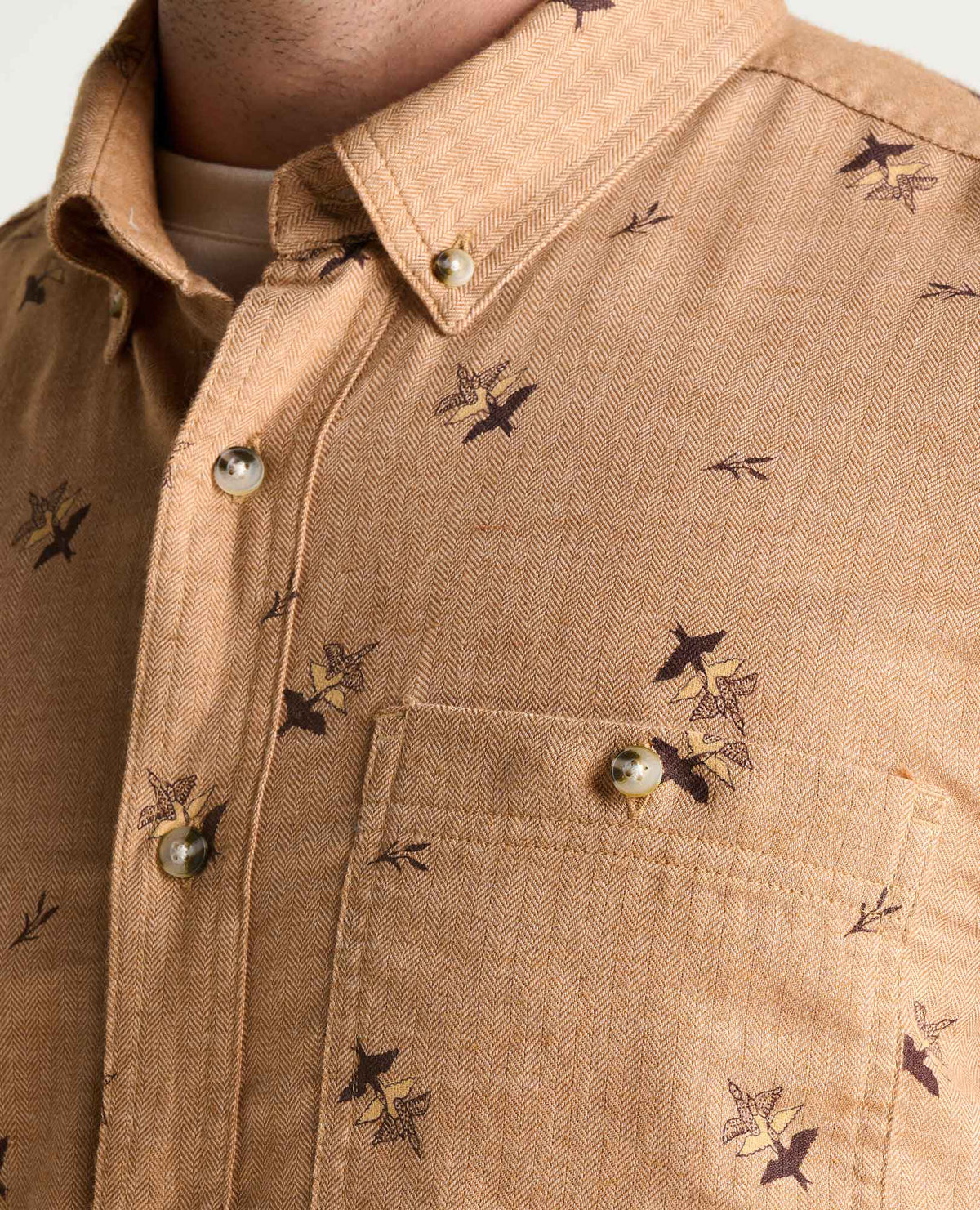 Toad and Co - Airsmyth Long Sleeve Shirt - Tabac Print