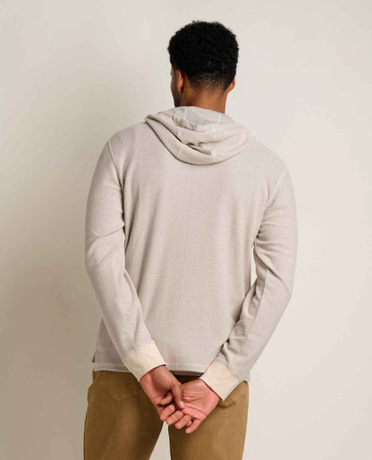 Toad and Co - Framer II Long Sleeve Hoodie - Heather Grey Stripe