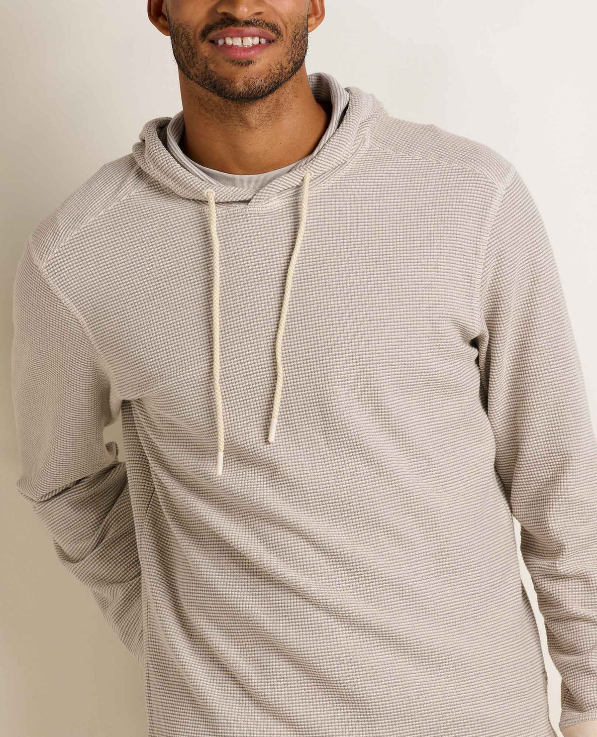 Toad and Co - Framer II Long Sleeve Hoodie - Heather Grey Stripe