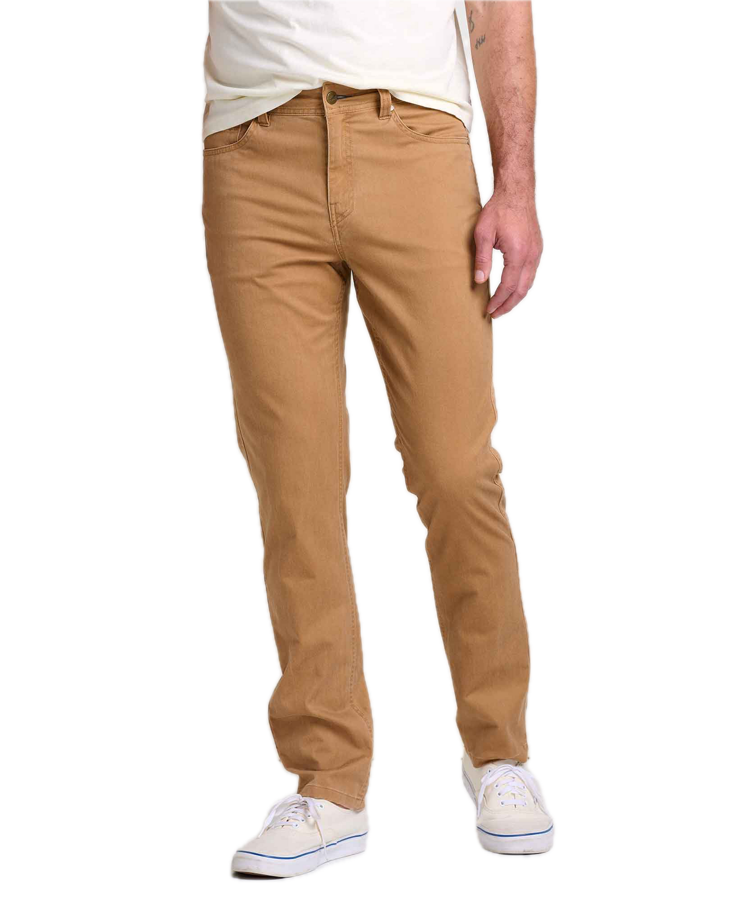 Toad and Co - Mission Ridge 5 Pocket Lean Pant - Men's - Tabac Vintage Wash