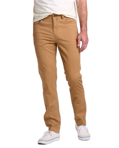 Toad and Co - Mission Ridge 5 Pocket Lean Pant - Men's - Tabac Vintage Wash