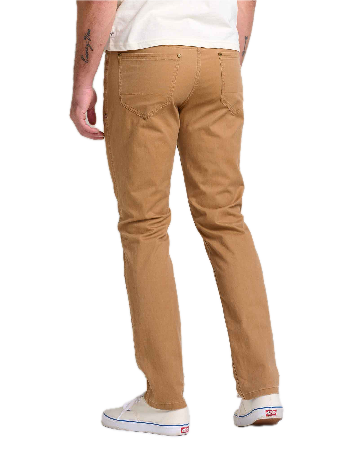 Toad and Co - Mission Ridge 5 Pocket Lean Pant - Men's - Tabac Vintage Wash