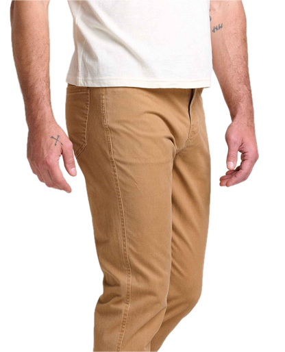 Toad and Co - Mission Ridge 5 Pocket Lean Pant - Men's - Tabac Vintage Wash