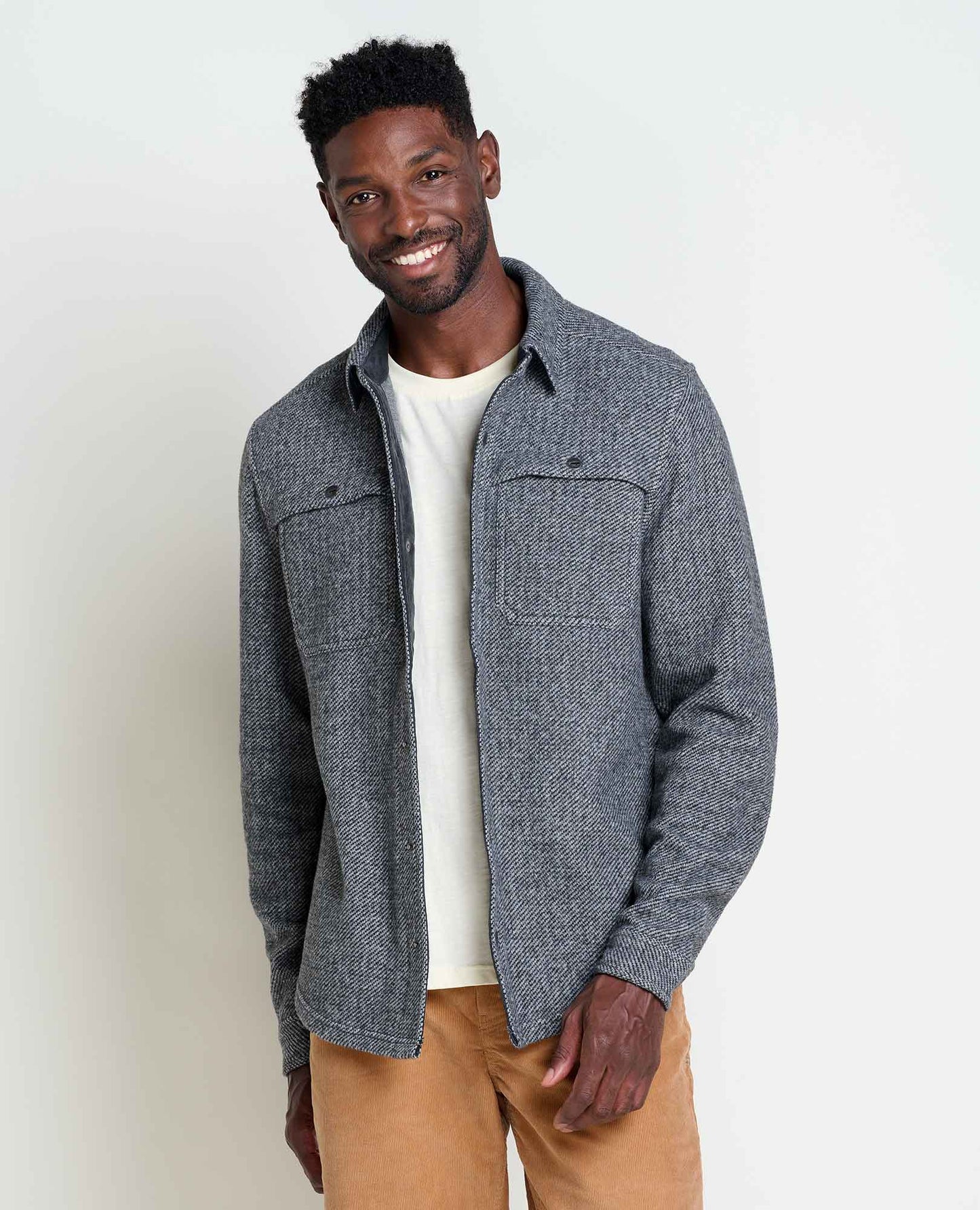 Toad and Co - Kennicott Shirt Jacket - Heather Grey Twill