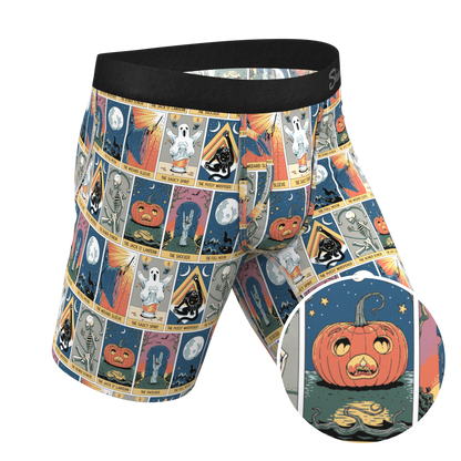 The Taboo | Tarot Cards Long Leg Ball Hammock® Pouch Underwear With Fly