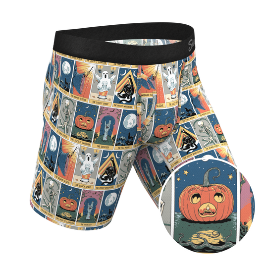 The Taboo | Tarot Cards Long Leg Ball Hammock® Pouch Underwear With Fly