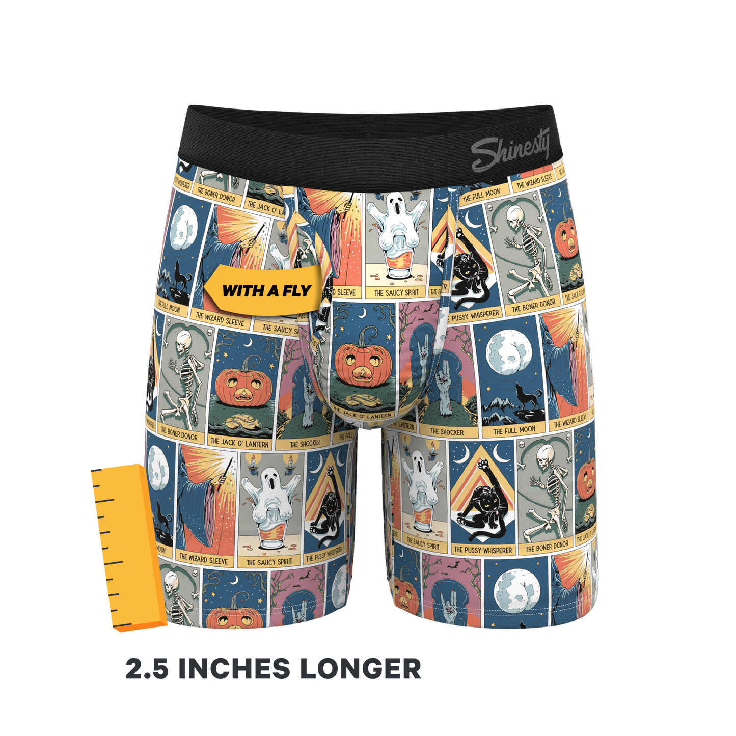 The Taboo | Tarot Cards Long Leg Ball Hammock® Pouch Underwear With Fly