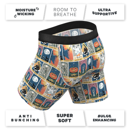 The Taboo | Tarot Cards Long Leg Ball Hammock® Pouch Underwear With Fly