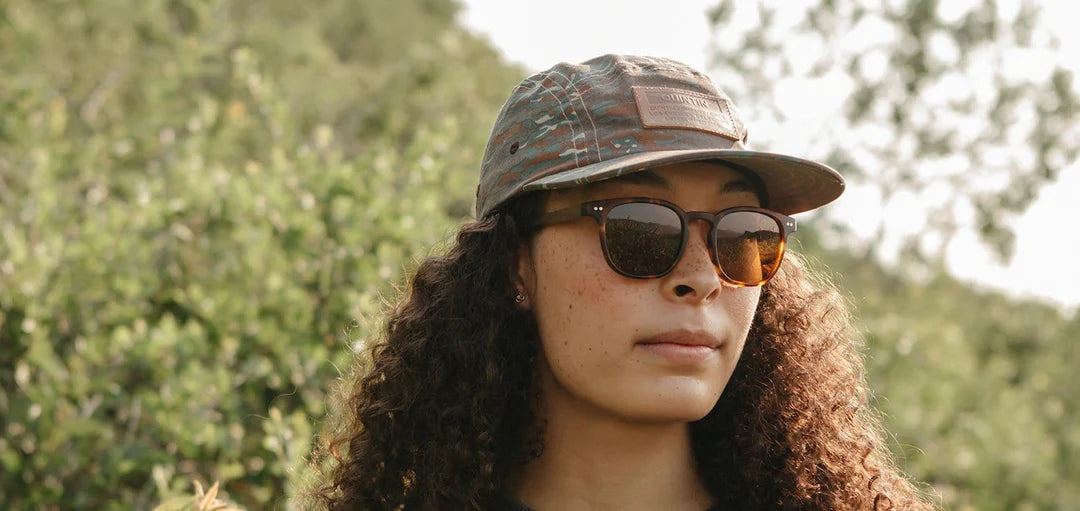 Camp Eyewear - Topo - Matte Tortoise / Walnut; Basic Polarized Brown
