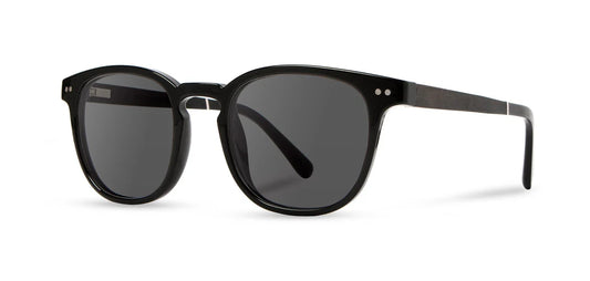 Camp Eyewear - Topo - Black / Ebony; Basic Polarized Grey