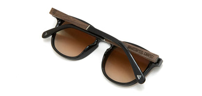 Camp Eyewear - Topo - Black // Grateful Dead Stealie Engraved/Basic Brown Fade Polarized