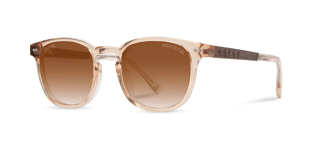 Camp Eyewear - Topo - Desert // Grateful Dead Bears Engraved/Basic Brown Fade Polarized