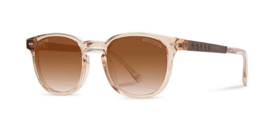 Camp Eyewear - Topo - Desert // Grateful Dead Bears Engraved/Basic Brown Fade Polarized